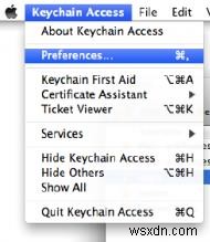 Mac でキーチェーン パスワードをリセットする方法
