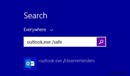 Outlook をセーフ モードで起動する方法