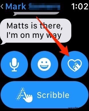 Apple Watch を使用してデジタル タッチ メッセージを送信する方法