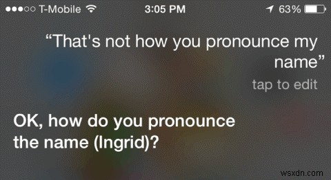 Siri が単語を発音する方法を変更できます