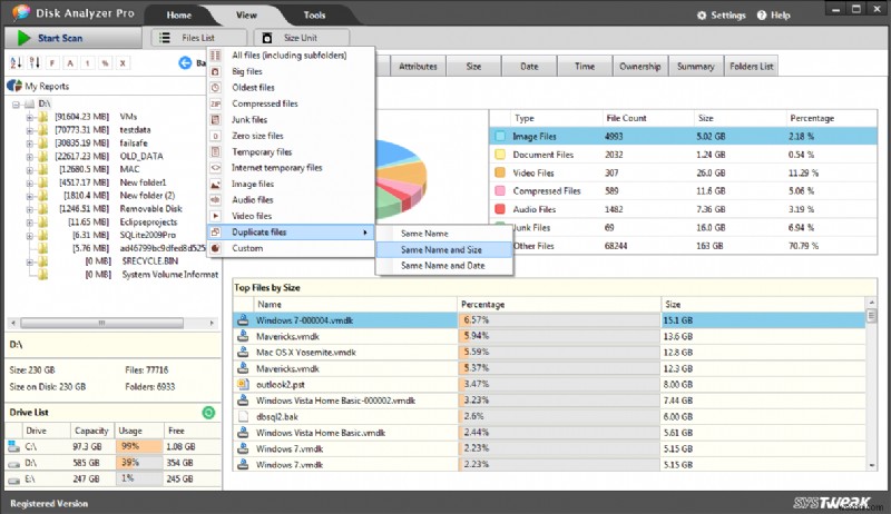Windows 10、8、7、および xp でディスク容量を分析する方法
