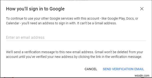 Gmail アカウントを削除する方法