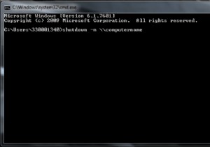 Windows 7 で CMD を使用してリモートでコンピュータをシャットダウンする方法