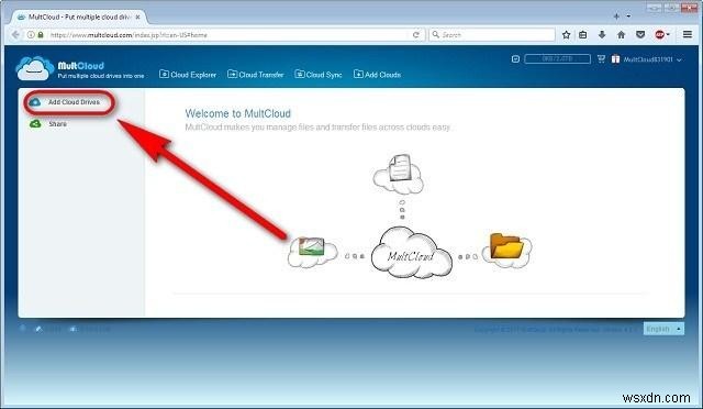 クラウド サービス間でファイルを移動する方法