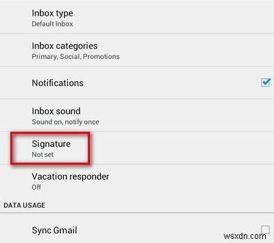 Gmail で署名を追加する方法