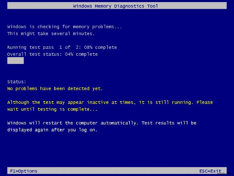 Windows メモリ診断ツールを使用して RAM のパフォーマンスをチェックする方法