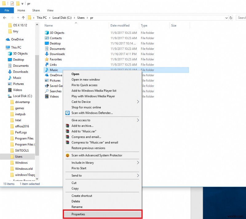 デフォルトのデータ フォルダを別のドライブに移動する方法:Windows 10