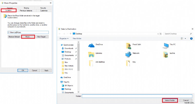 デフォルトのデータ フォルダを別のドライブに移動する方法:Windows 10