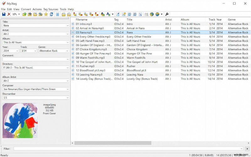 Windows 向けの最高の無料 MP3 タグ エディタ