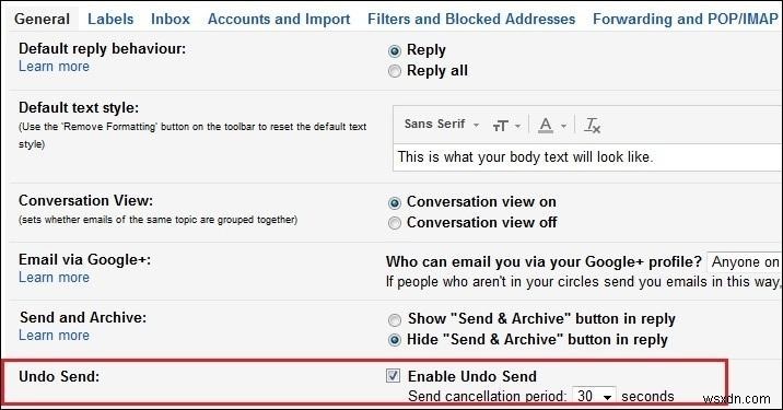 Gmail で送信済みメールを元に戻す方法