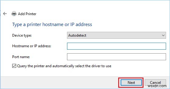 Windows 10 で IP アドレス経由でプリンタをインストールする方法