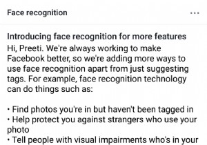 Facebook アカウントの顔認識を無効にする方法