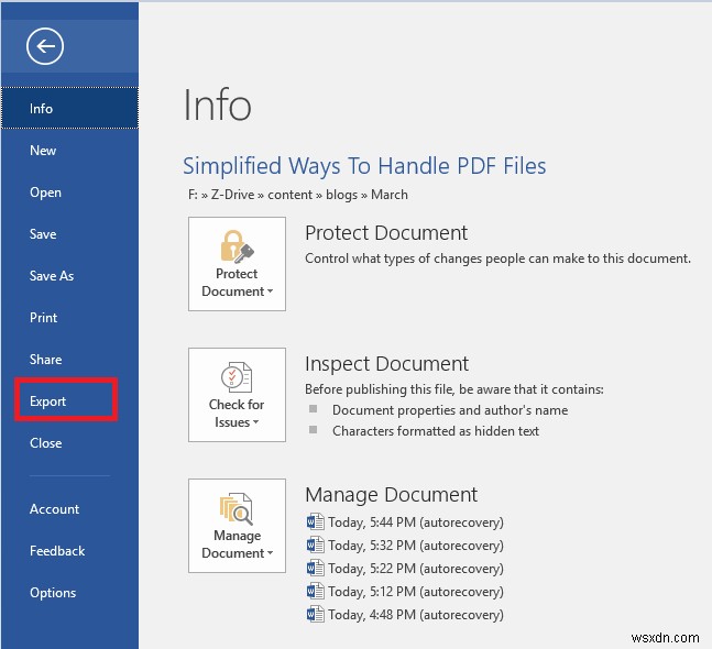 さまざまなファイル形式を PDF に変換する方法