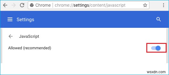 Web ブラウザで JavaScript を有効にする方法