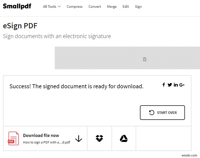 PDF デジタル署名に署名する方法