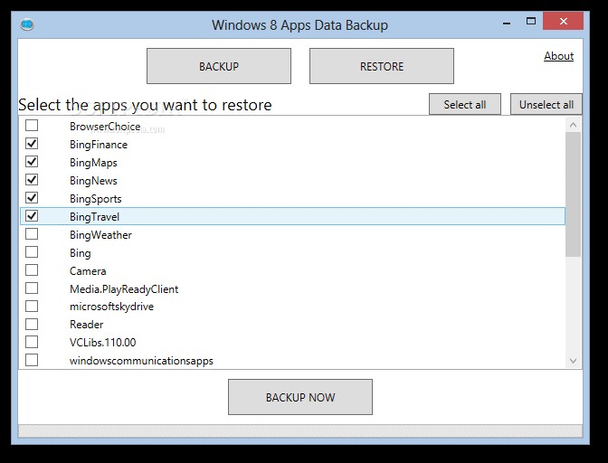 Windows 8 でアプリ データをバックアップおよび復元する方法