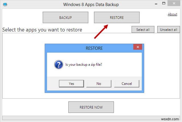 Windows 8 でアプリ データをバックアップおよび復元する方法