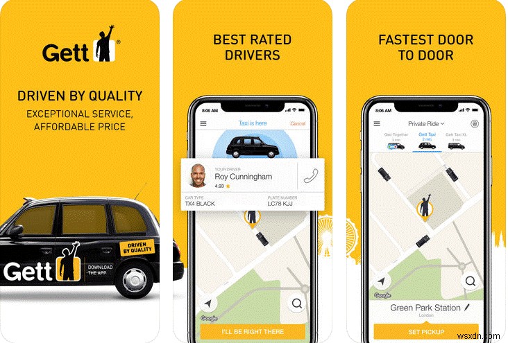世界中のベスト 10 のタクシー予約アプリ