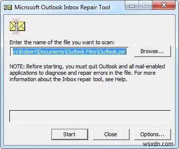 Windows で Microsoft Outlook が実装されていないエラーを修正するためのハック