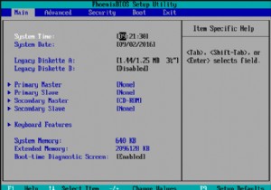 BIOS 設定をリセットする方法