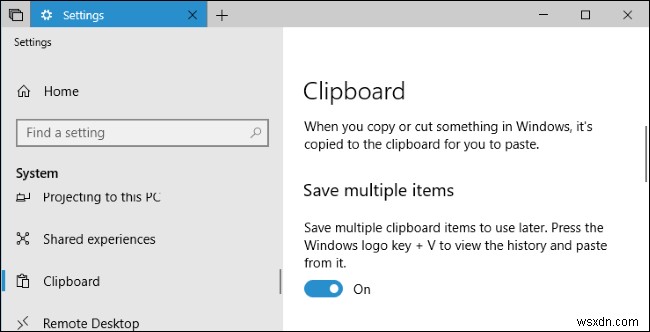 Windows 10 の新しいクリップボードの使用に関するクイック ガイド