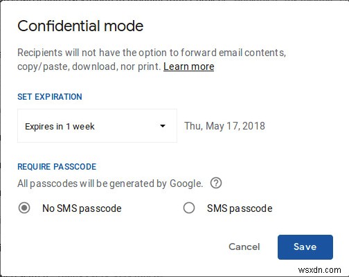 Gmail の新しいオフライン モードと機密モードの使用方法