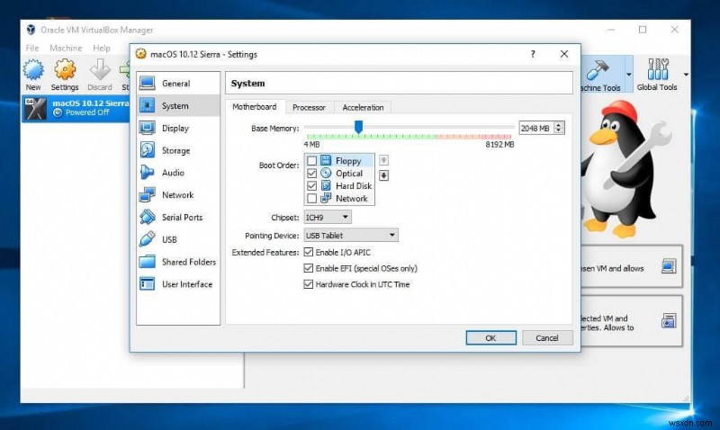 VirtualBox で Windows 10 に MacOS をインストールする方法