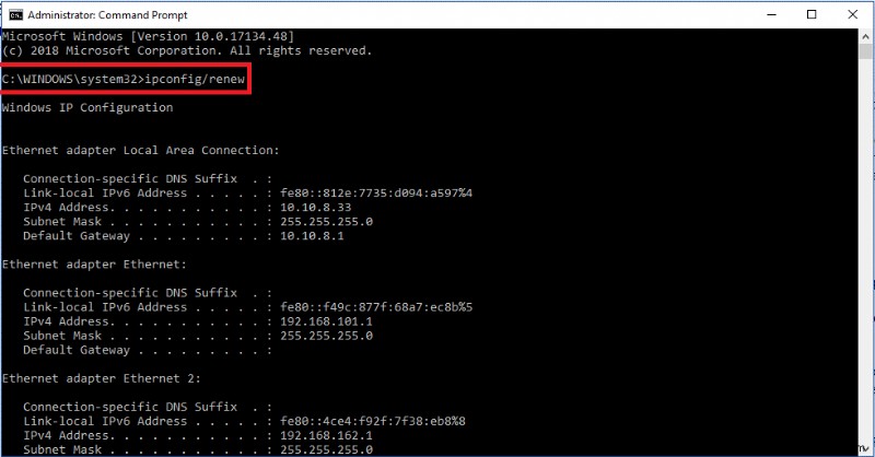 コマンド プロンプトのトリックを使用して WiFi インターネット速度を向上させる