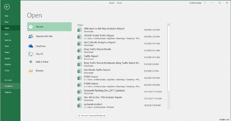 Excel がファイルを開くときに動かなくなる 0% 修正