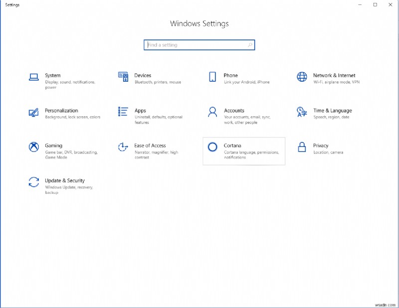 Cortana データをダウンロードする方法