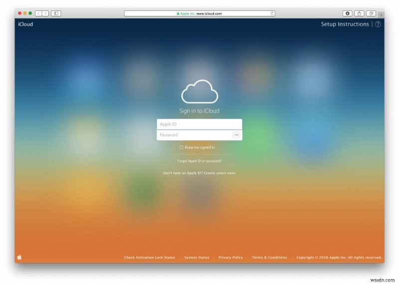 Web ブラウザを使用して iCloud メールにアクセスする方法