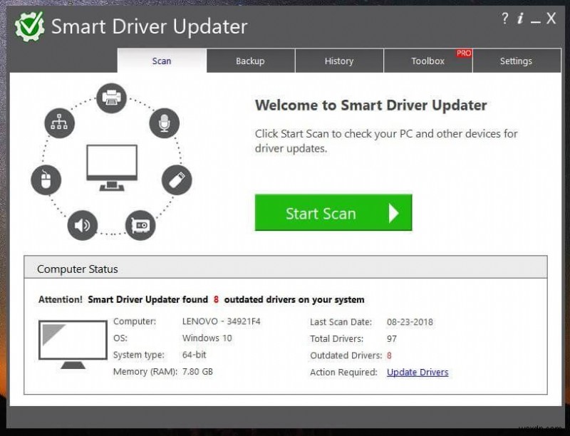 Smart Driver Updater:古い PC ドライバーは不要