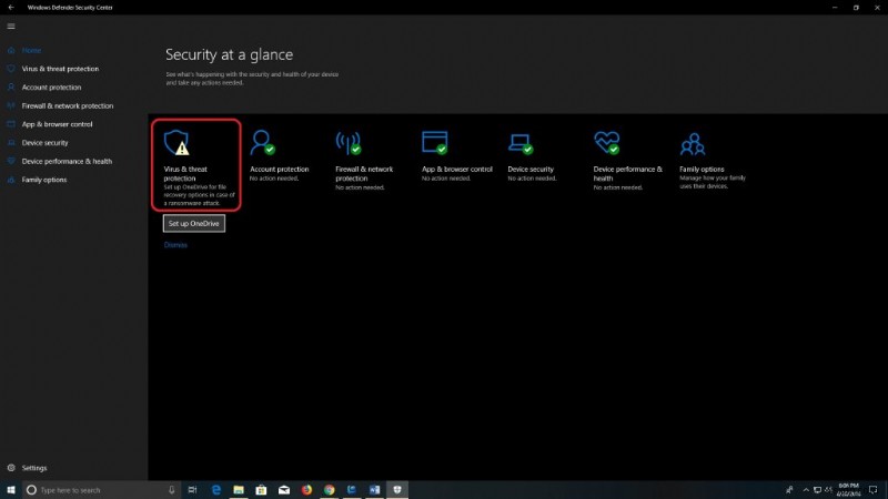 Windows 10 で Windows Defender を有効にする方法