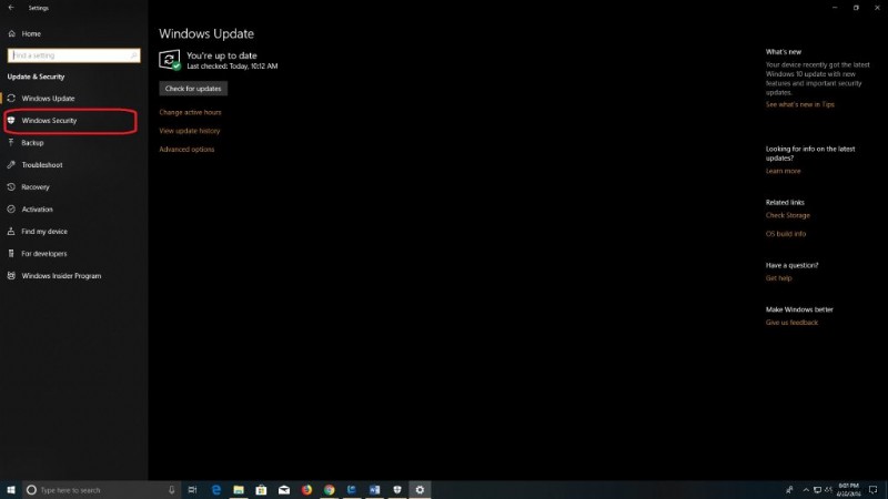 Windows 10 で Windows Defender を有効にする方法