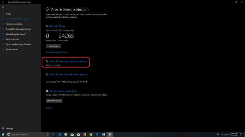 Windows 10 で Windows Defender を有効にする方法