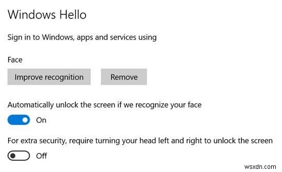 Windows 10 で Windows Hello をセットアップする方法