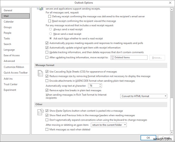 Outlook でメールをプレーン テキストとして表示する方法