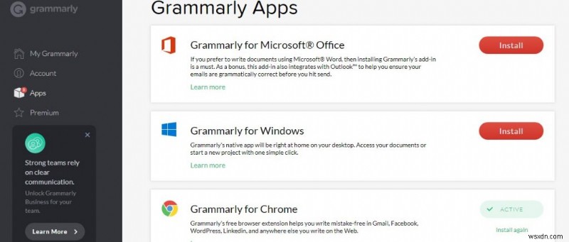 MS Word および Outlook に Grammarly を追加する方法 – 2022