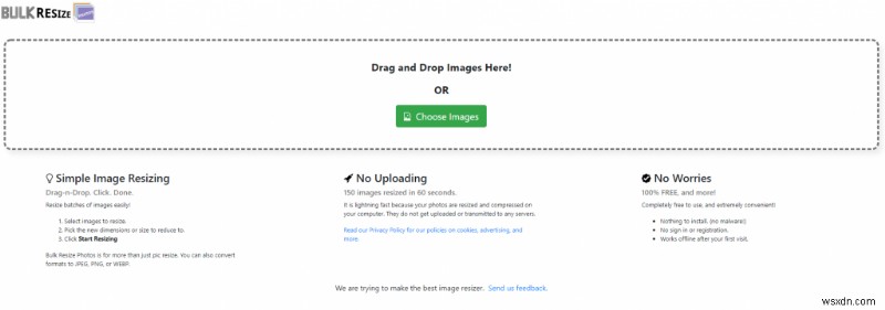 オンラインで画像のサイズを変更するためのトップ 10 ツール