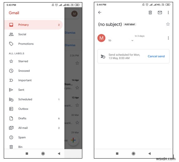 Gmail でメールをスケジュールする方法