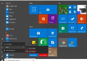 Windows で設定アプリが動作しなくなった場合