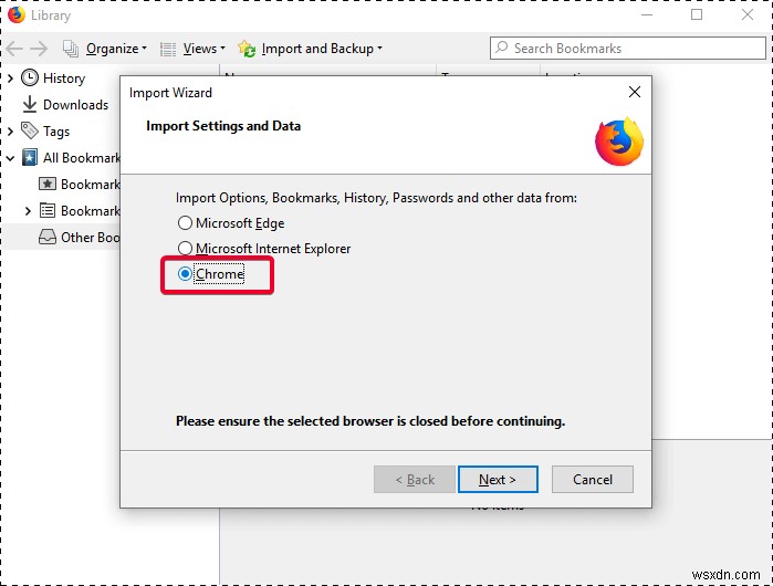 ブラウザ データを Chrome から新しいブラウザにエクスポートする方法