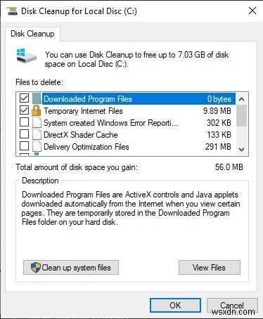 Windows でスペースを回復するために安全に削除できるファイルとフォルダ