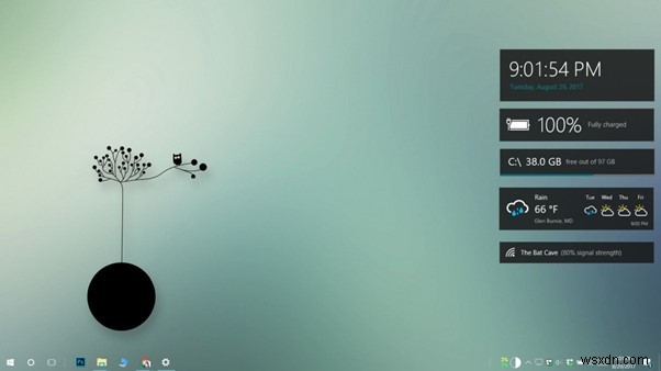 Windows 11、10 のエクスペリエンスを向上させる最高の Rainmeter スキン (2022)