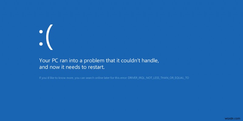 Windows 8 のブルー スクリーン (BSoD) エラーを修正する