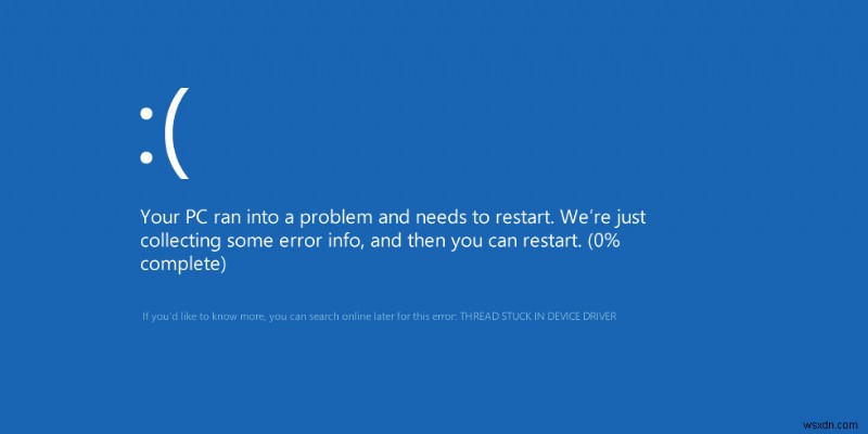 Windows 8 のブルー スクリーン (BSoD) エラーを修正する