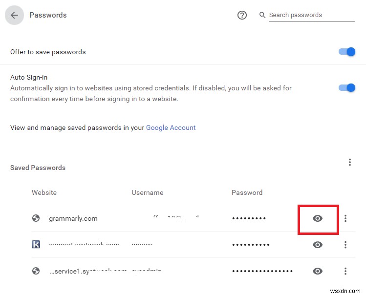 Chrome で保存したパスワードを表示する方法