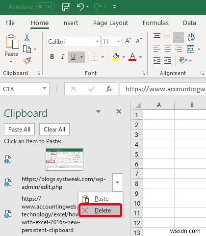 Microsoft Excel でクリップボードをクリアする方法