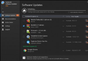 Systweak ソフトウェア アップデーターのレビュー